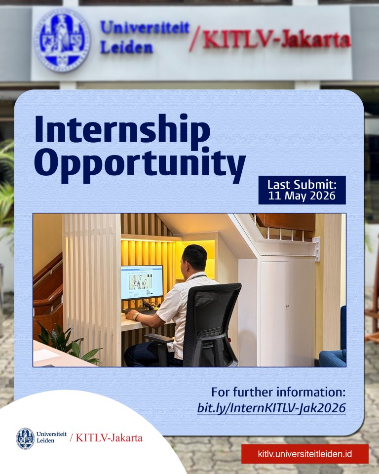 KITLV-Jakarta Internship 2026